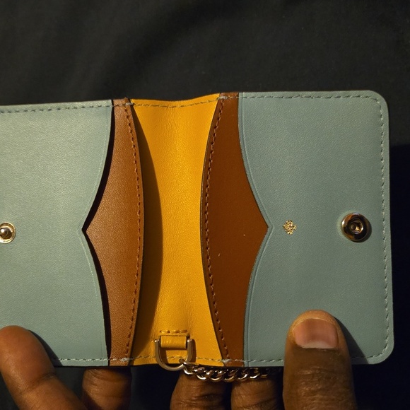 Kate Spade blue mini wallet. - Picture 3 of 8